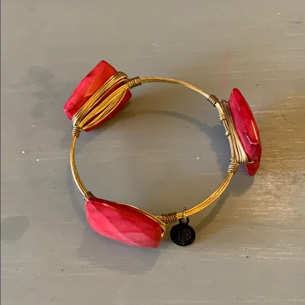 Bourbon and Bowties Coral Bracelet